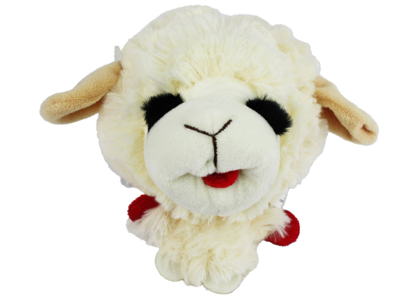 Multipet Lamb Chop Knobby Noggin Plush Dog Toy | Interactive Plush Toy