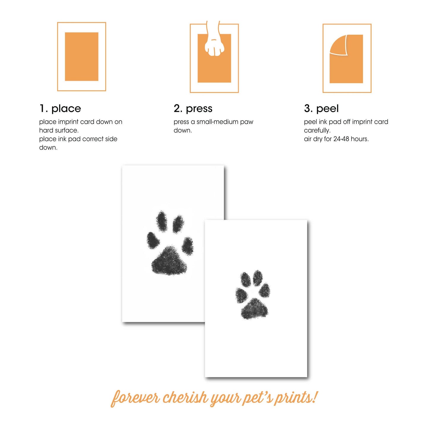 Pet Pawprints Clean - Touch Ink Pad for Dogs and Cats