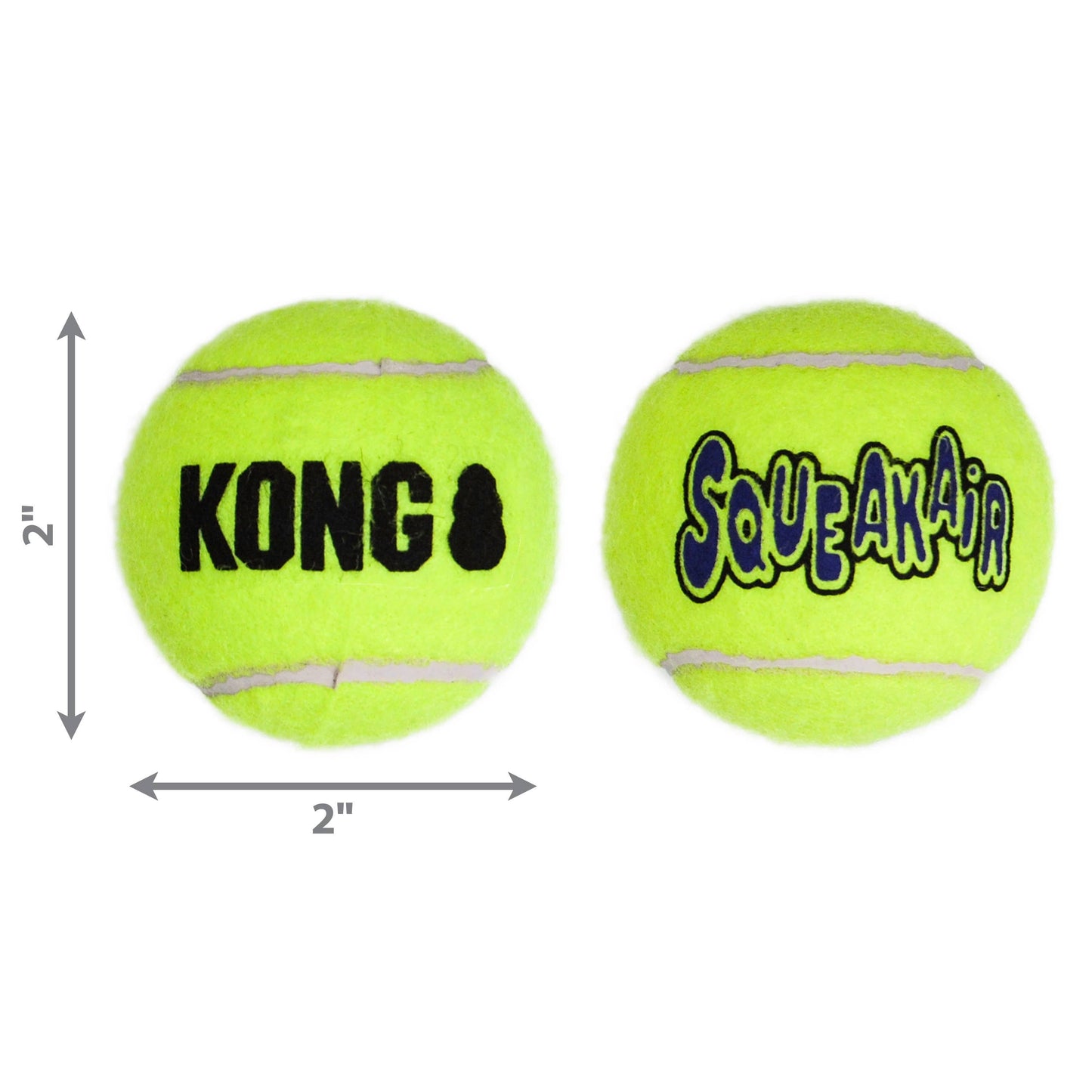 KONG® SqueakAir® Tennis Ball | Durable Squeaky Fetch Toy for Dogs 🐾🎾 Small
