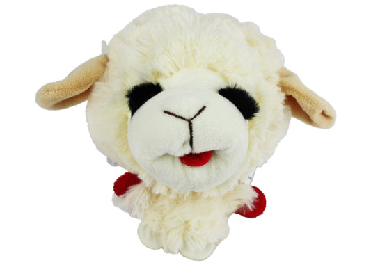 Multipet Lamb Chop Knobby Noggin Plush Dog Toy | Interactive Plush Toy