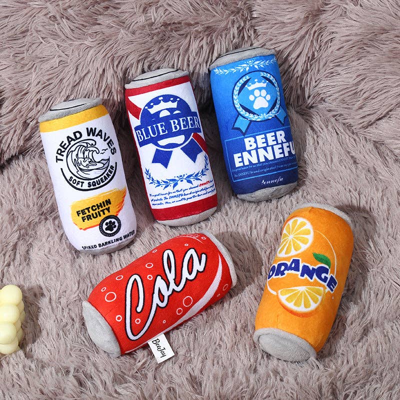 Your Dogs Favorite Beverage - Squeaky Plush Dog Toy
